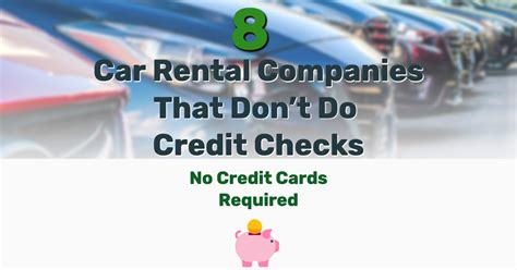 car hire no credit check.